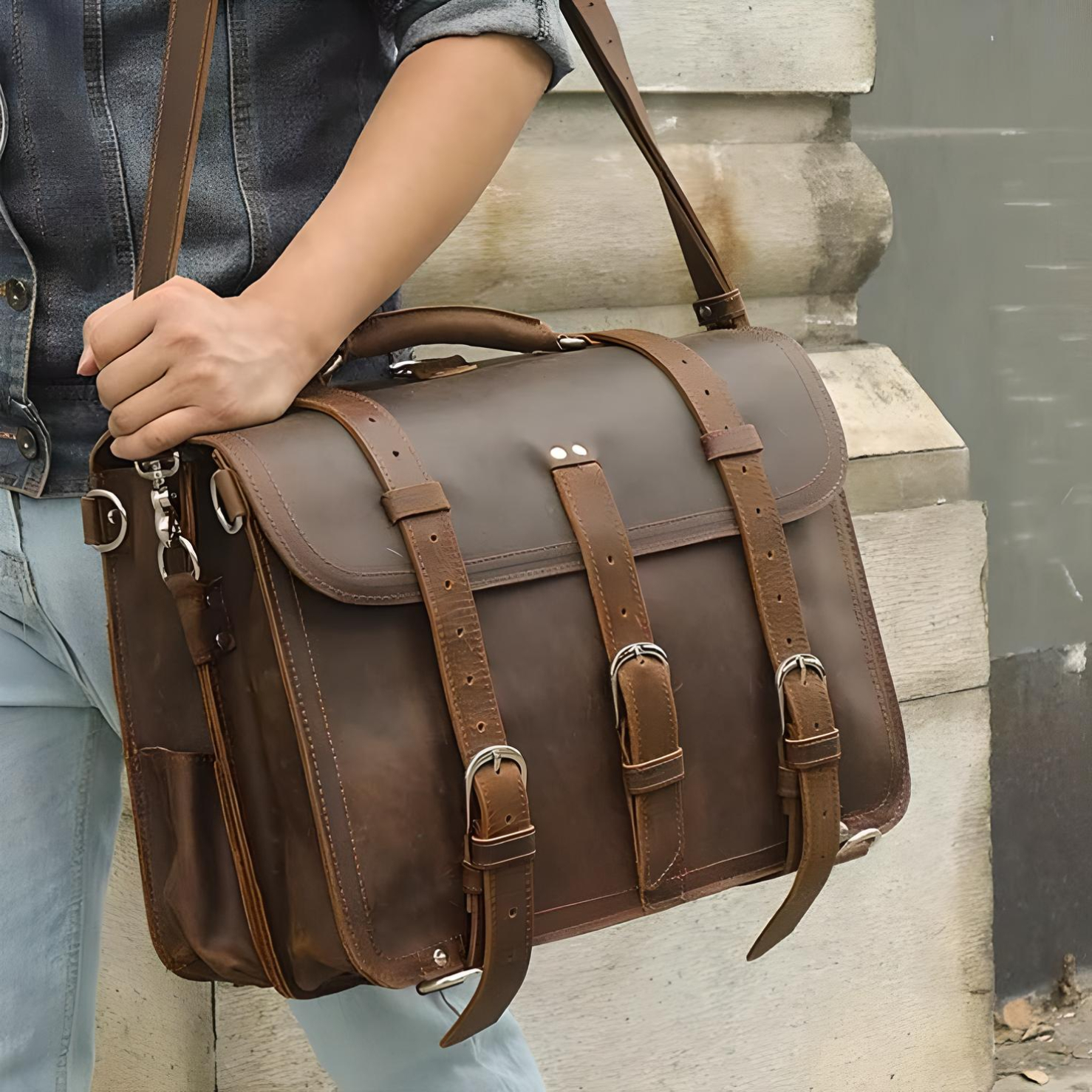 Genuine Leather Bag for Laptop