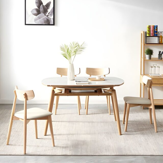 Expandable Nordic Dining Table