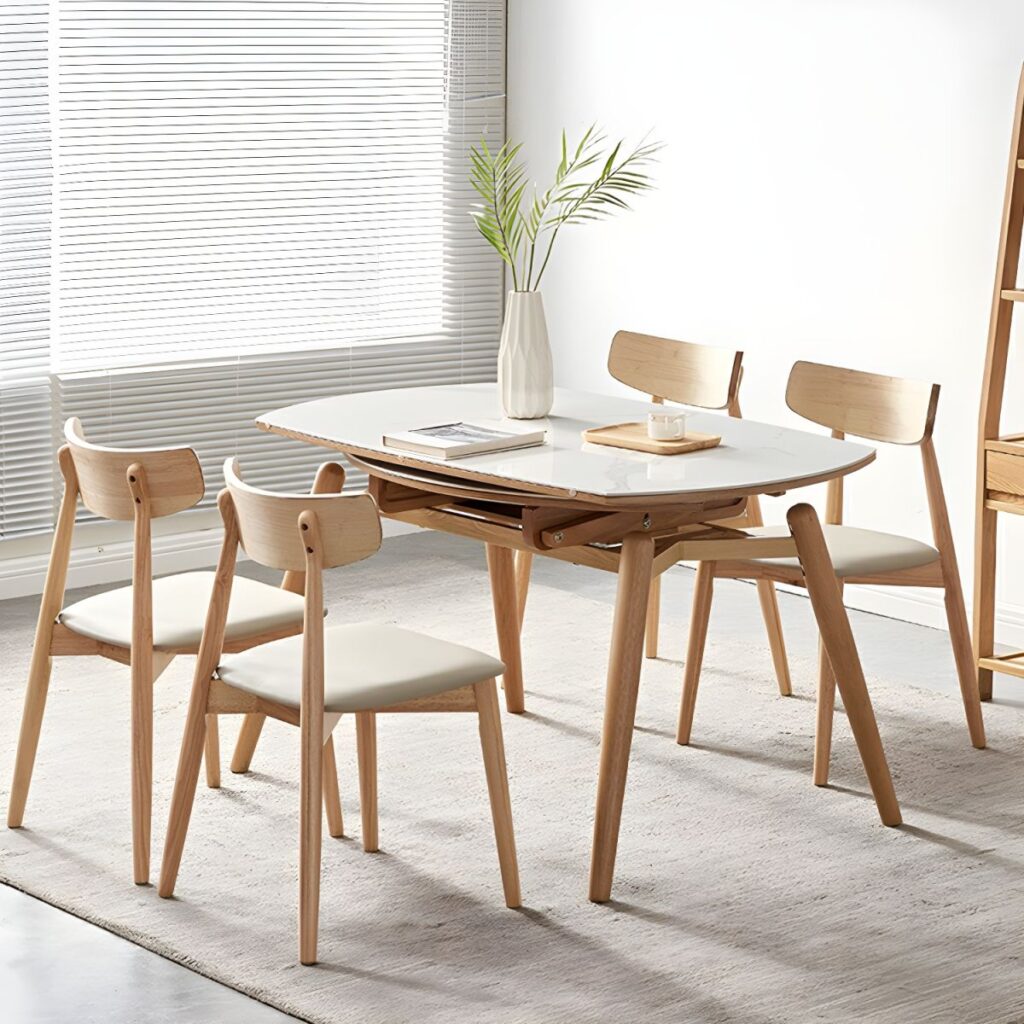 Expandable Nordic Dining Table