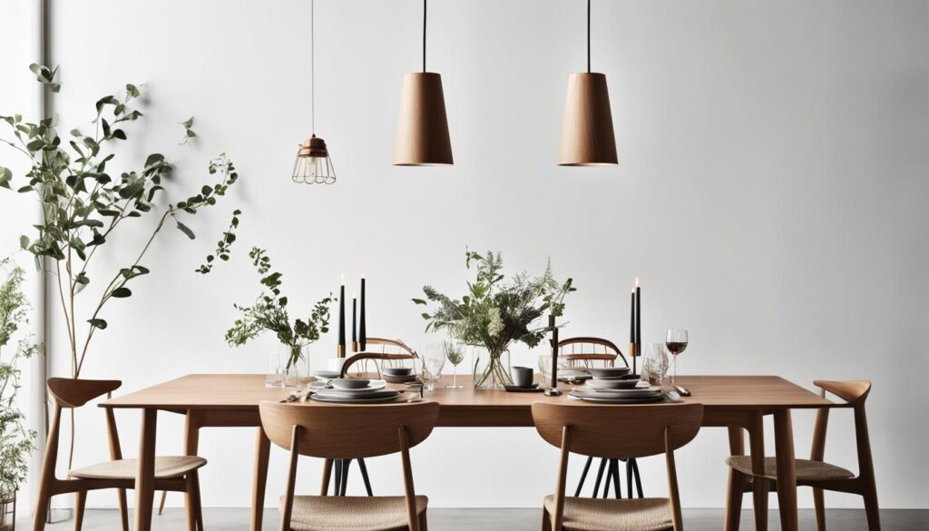 Dining table shapes