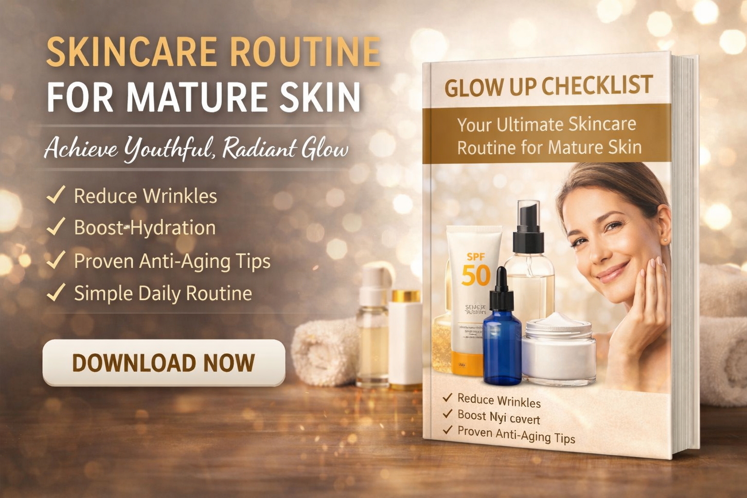 Skincare Routine for Mature Skin