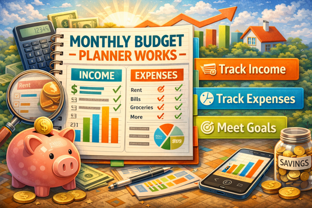 How a Monthly Budget Planner Works