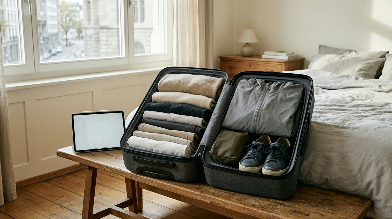 Minimalist Travel Packing Planner for Stress-Free Carry-On